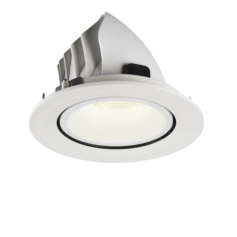NUMINOS® GIMBLE L, encastré de plafond intérieur, 20 deg , blanc, LED, 25,4W, 4000K