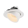 NUMINOS® GIMBLE L, encastré de plafond intérieur, 40 deg , blanc, LED, 25,4W, 2700K