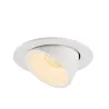 NUMINOS® GIMBLE L, encastré de plafond intérieur, 40 deg , blanc, LED, 25,4W, 3000K