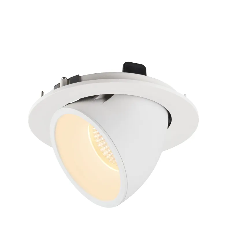 NUMINOS® GIMBLE L, encastré de plafond intérieur, 40 deg , blanc, LED, 25,4W, 3000K