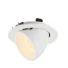 NUMINOS® GIMBLE L, encastré de plafond intérieur, 40 deg , blanc, LED, 25,4W, 3000K