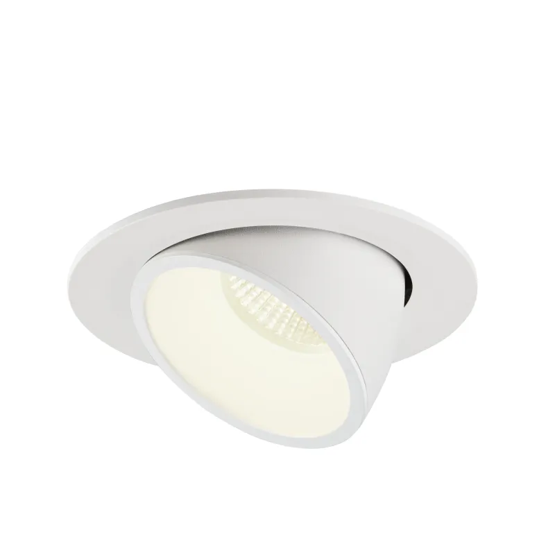 NUMINOS® GIMBLE L, encastré de plafond intérieur, 40 deg , blanc, LED, 25,4W, 4000K