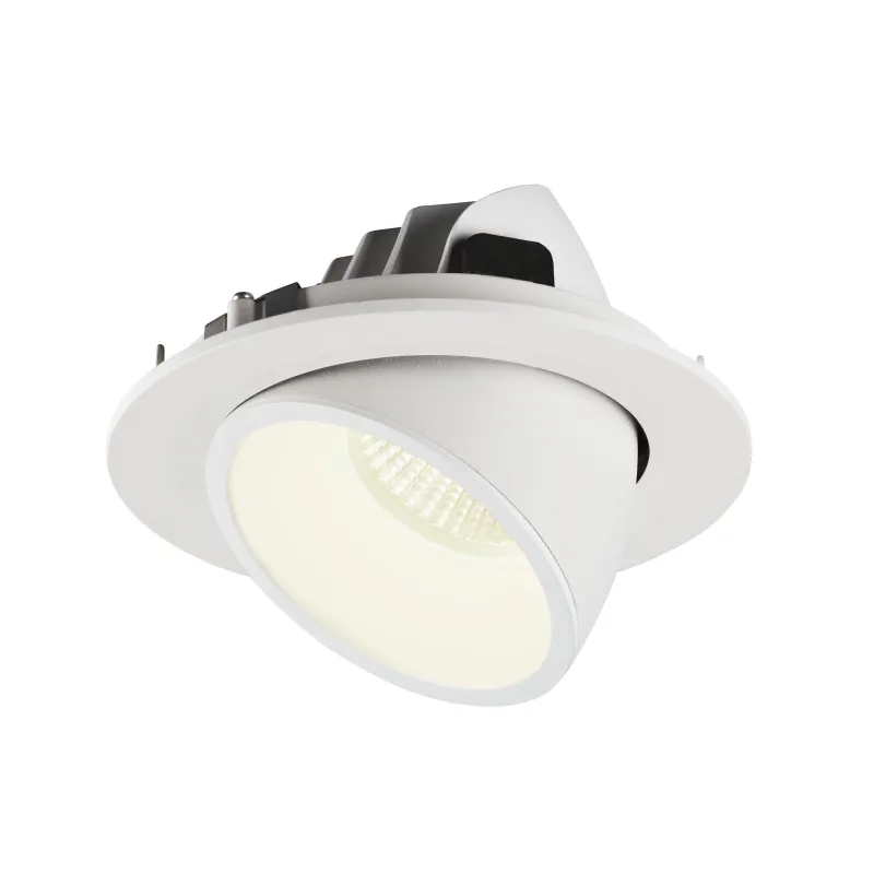 NUMINOS® GIMBLE L, encastré de plafond intérieur, 40 deg , blanc, LED, 25,4W, 4000K