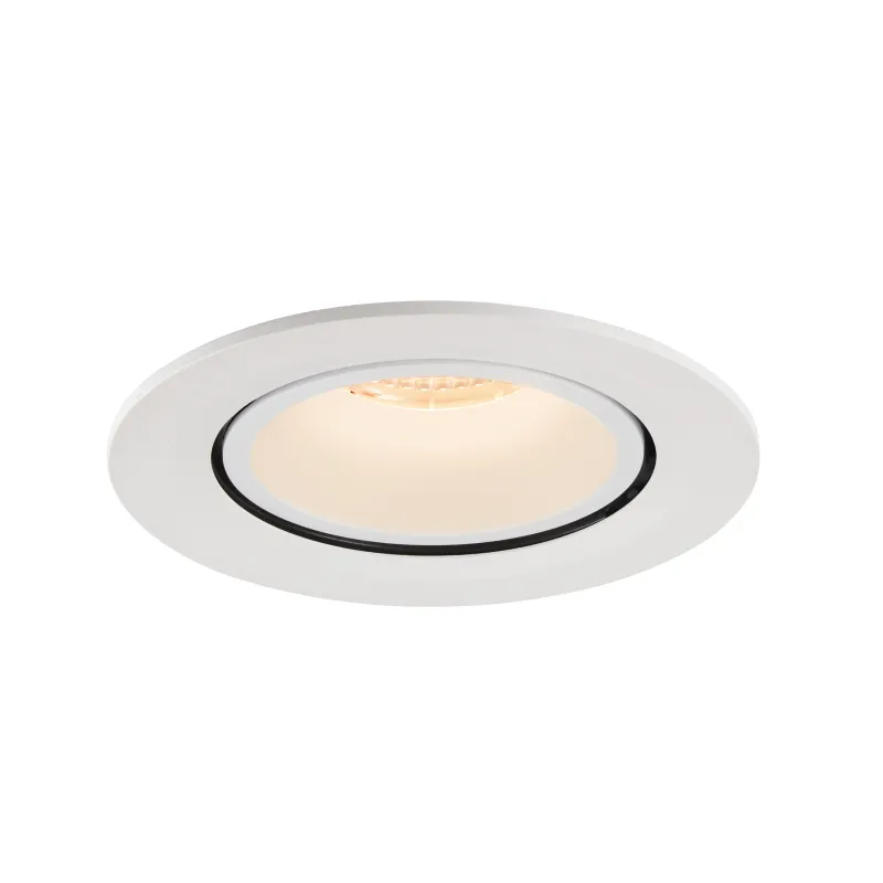 NUMINOS® GIMBLE L, encastré de plafond intérieur, 55 deg , blanc, LED, 25,4W, 2700K