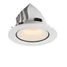 NUMINOS® GIMBLE L, encastré de plafond intérieur, 55 deg , blanc, LED, 25,4W, 2700K