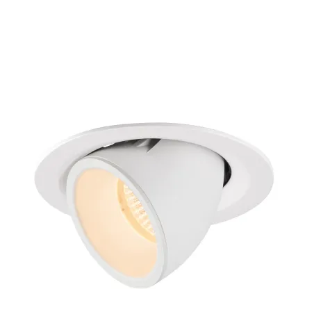 NUMINOS® GIMBLE M, encastré de plafond intérieur, 20 deg , blanc, LED, 17,5W, 2700K