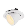 NUMINOS® GIMBLE M, encastré de plafond intérieur, 20 deg , blanc, LED, 17,5W, 3000K