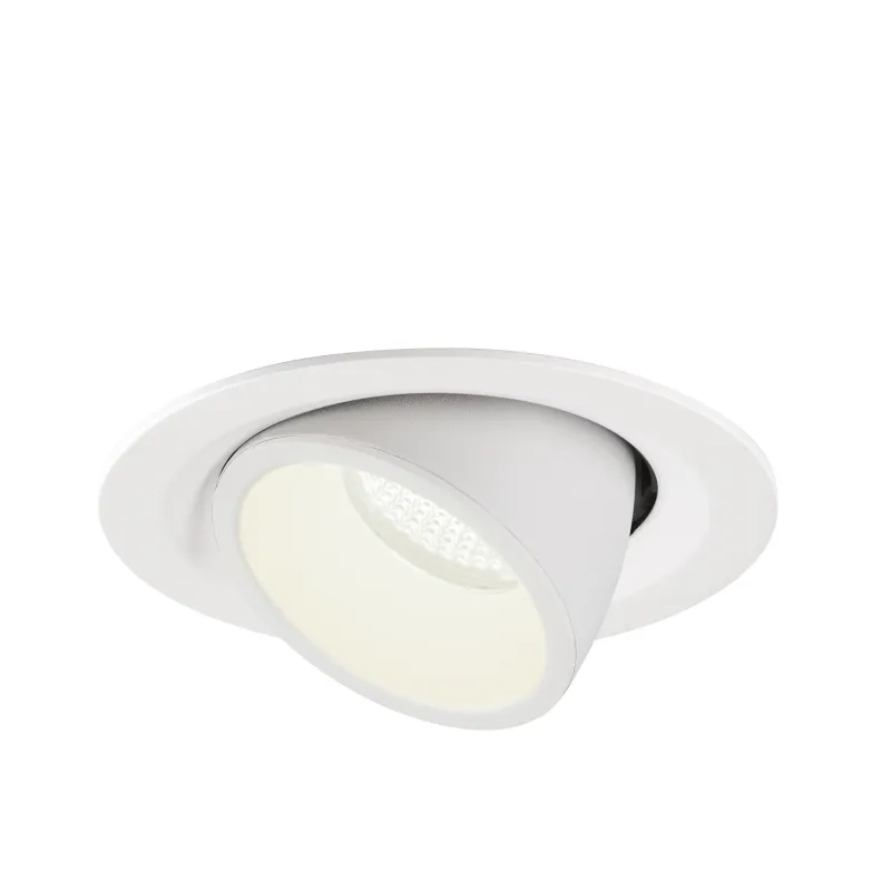 NUMINOS® GIMBLE M, encastré de plafond intérieur, 20 deg , blanc, LED, 17,5W, 4000K