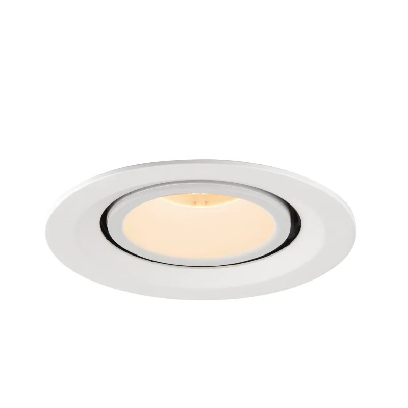 NUMINOS® GIMBLE M, encastré de plafond intérieur, 40 deg , blanc, LED, 17,5W, 2700K