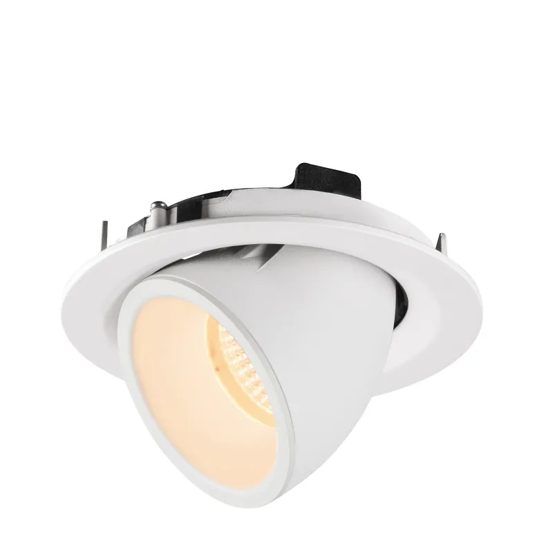 NUMINOS® GIMBLE M, encastré de plafond intérieur, 40 deg , blanc, LED, 17,5W, 2700K