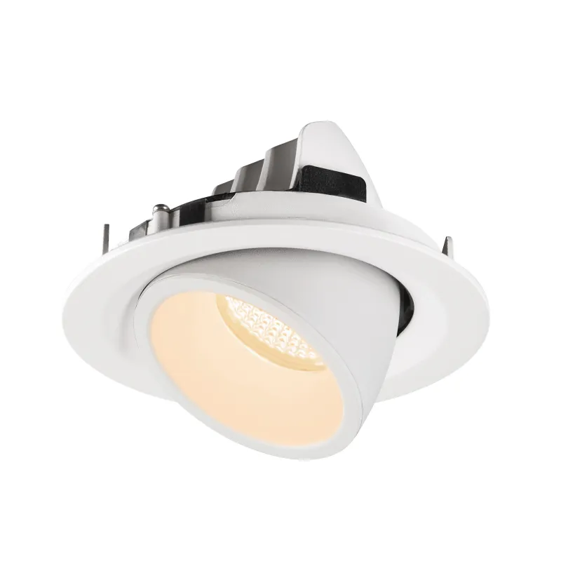 NUMINOS® GIMBLE M, encastré de plafond intérieur, 40 deg , blanc, LED, 17,5W, 2700K
