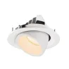 NUMINOS® GIMBLE M, encastré de plafond intérieur, 40 deg , blanc, LED, 17,5W, 2700K