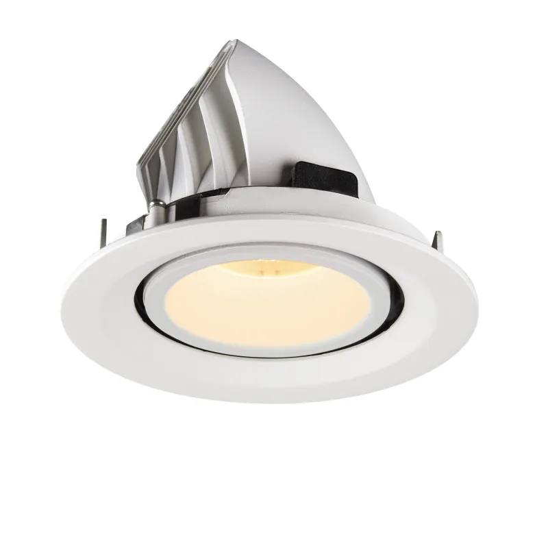 NUMINOS® GIMBLE M, encastré de plafond intérieur, 40 deg , blanc, LED, 17,5W, 3000K