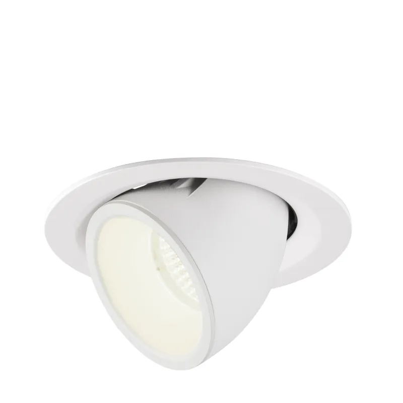 NUMINOS® GIMBLE M, encastré de plafond intérieur, 40 deg , blanc, LED, 17,5W, 4000K