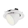 NUMINOS® GIMBLE M, encastré de plafond intérieur, 40 deg , blanc, LED, 17,5W, 4000K