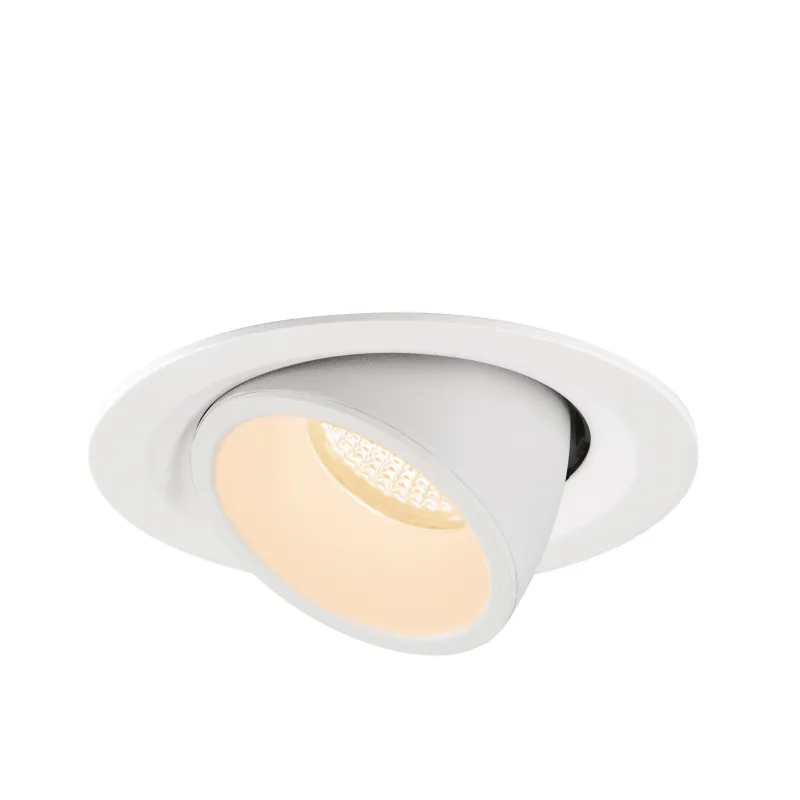 NUMINOS® GIMBLE M, encastré de plafond intérieur, 55 deg , blanc, LED, 17,5W, 2700K