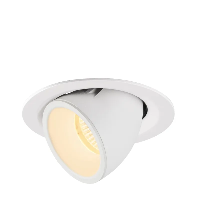 NUMINOS® GIMBLE M, encastré de plafond intérieur, 55 deg , blanc, LED, 17,5W, 3000K