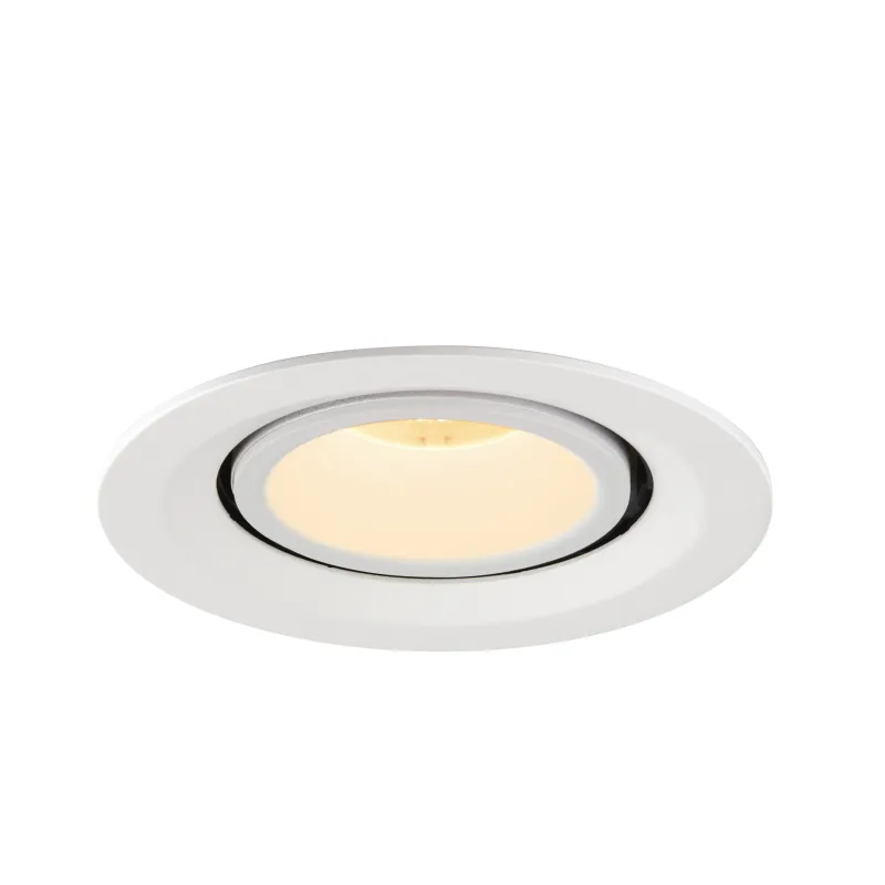 NUMINOS® GIMBLE M, encastré de plafond intérieur, 55 deg , blanc, LED, 17,5W, 3000K