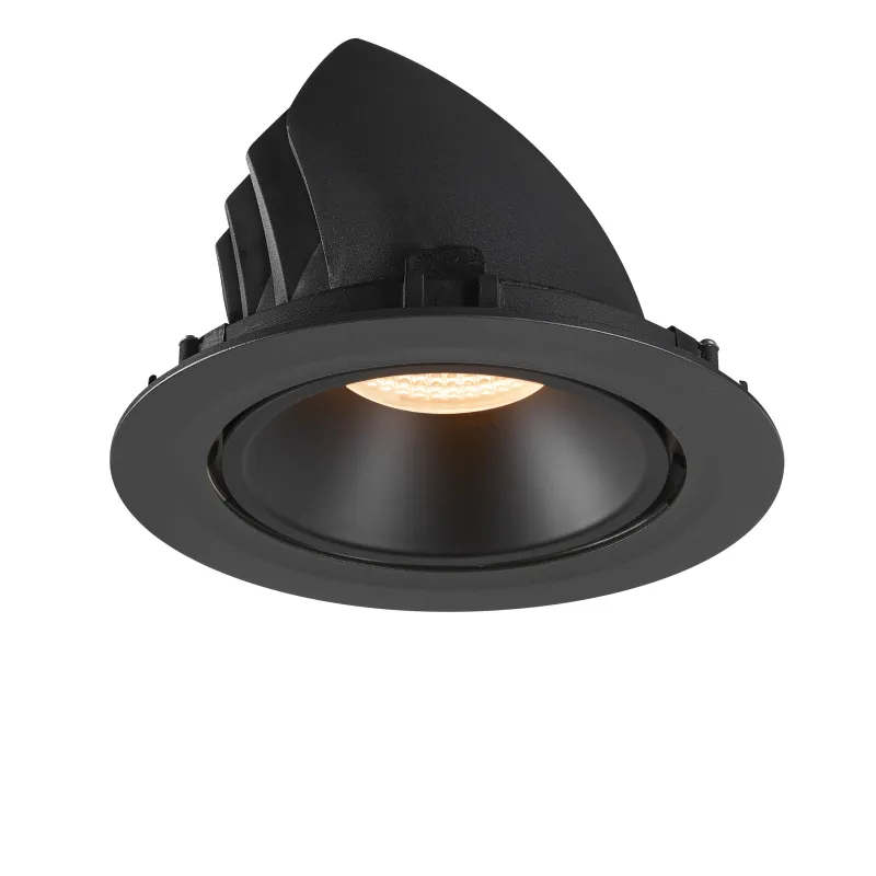 NUMINOS® GIMBLE XL, encastré de plafond intérieur, 40 deg , noir, LED, 37,4W, 2700K
