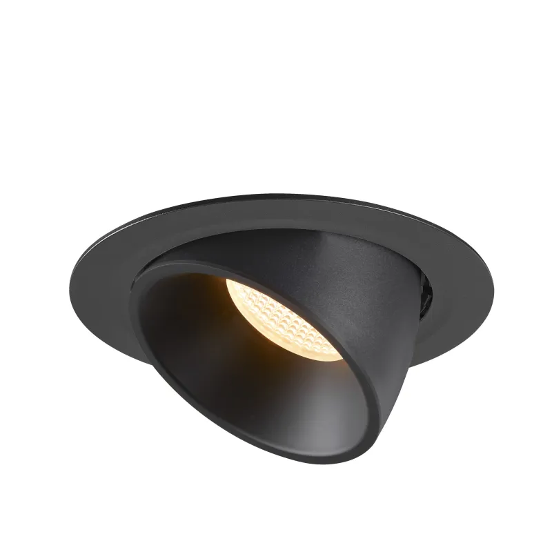 NUMINOS® GIMBLE XL, encastré de plafond intérieur, 40 deg , noir, LED, 37,4W, 3000K