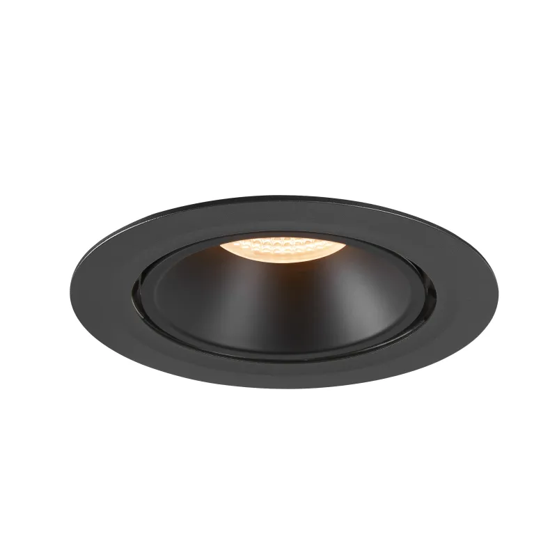 NUMINOS® GIMBLE XL, encastré de plafond intérieur, 55 deg , noir, LED, 37,4W, 2700K