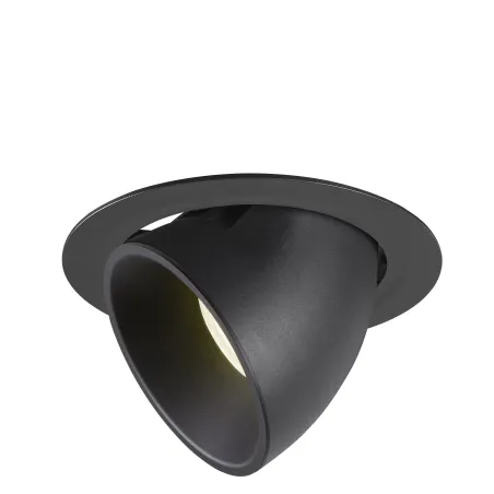 NUMINOS® GIMBLE XL, encastré de plafond intérieur, 55 deg , noir, LED, 37,4W, 4000K