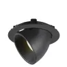 NUMINOS® GIMBLE XL, encastré de plafond intérieur, 55 deg , noir, LED, 37,4W, 4000K