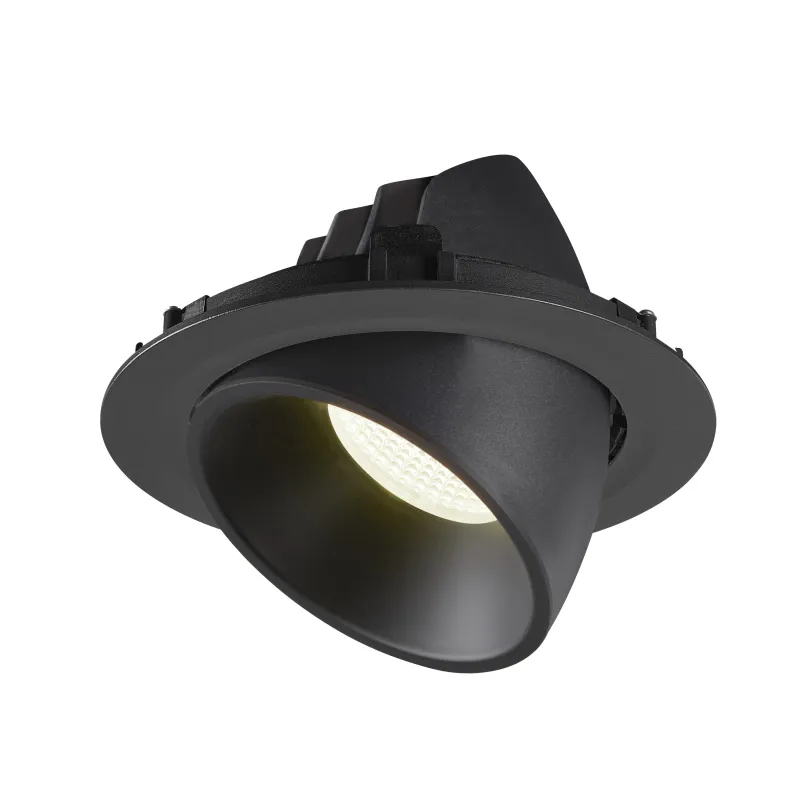 NUMINOS® GIMBLE XL, encastré de plafond intérieur, 55 deg , noir, LED, 37,4W, 4000K