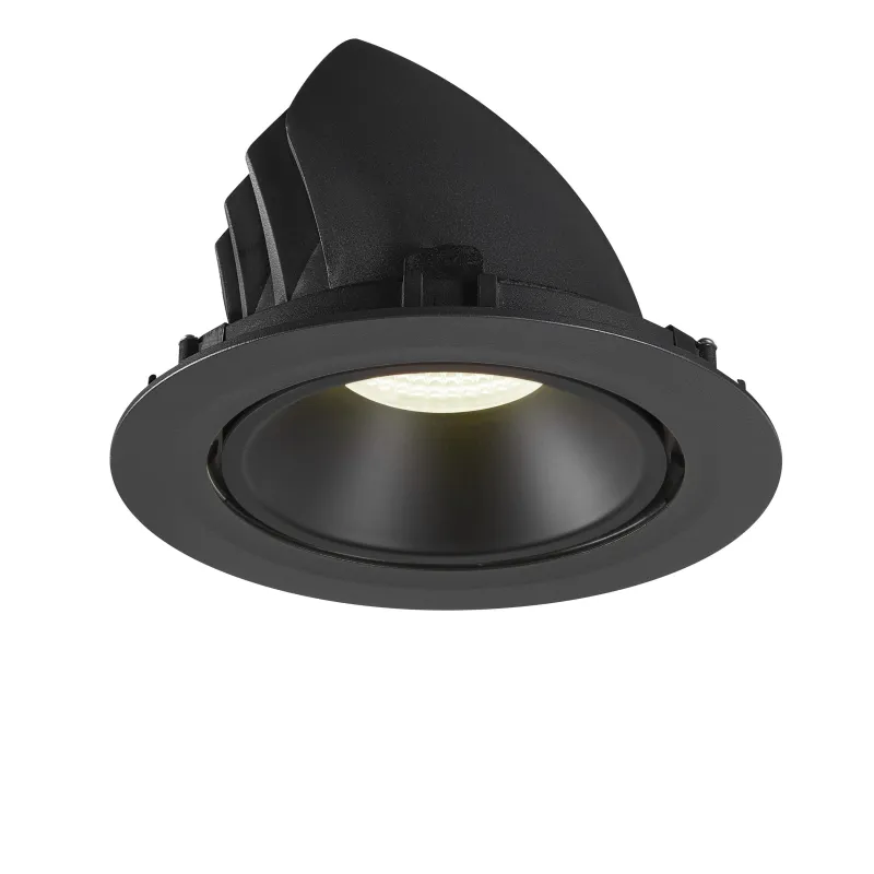 NUMINOS® GIMBLE XL, encastré de plafond intérieur, 55 deg , noir, LED, 37,4W, 4000K