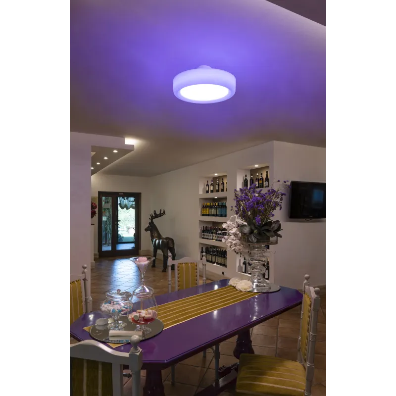 MALANG, applique et plafonnier intérieur, Valeto®, blanc, LED, 39W, 2700K-6500K