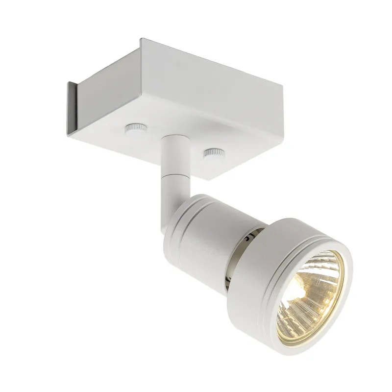 PURI, applique et plafonnier intérieur, simple, blanc mat, GU10/QPAR51, 50W max