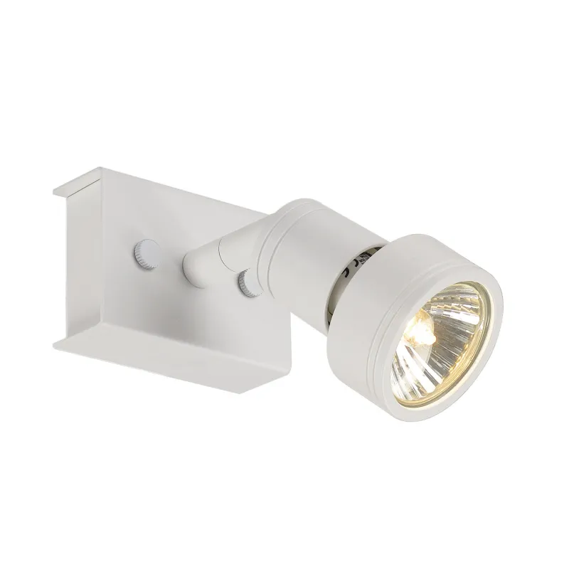 PURI, applique et plafonnier intérieur, simple, blanc mat, GU10/QPAR51, 50W max