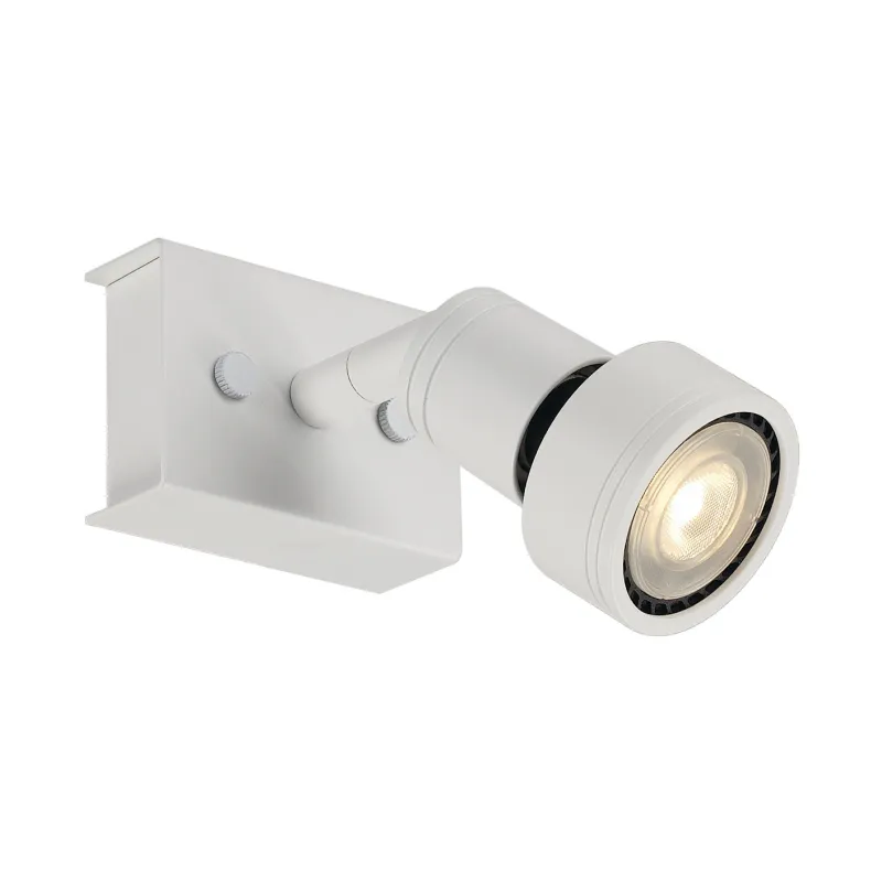 PURI, applique et plafonnier intérieur, simple, blanc mat, GU10/QPAR51, 50W max