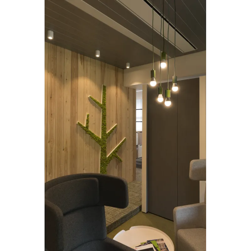 TRILEDO, plafonnier intérieur, simple, rond, blanc, GU10/LED GU10 51mm, 10W max