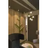 TRILEDO, plafonnier intérieur, simple, rond, blanc, GU10/LED GU10 51mm, 10W max