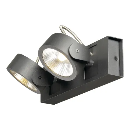 KALU, applique et plafonnier intérieur, double, noir, LED, 31W, 3000K, variable