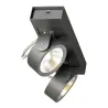 KALU, applique et plafonnier intérieur, double, noir, LED, 31W, 3000K, variable