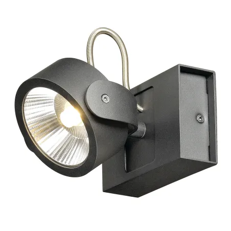 KALU, applique et plafonnier intérieur, simple, noir, LED, 17W, 3000K, variable