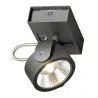 KALU, applique et plafonnier intérieur, simple, noir, LED, 17W, 3000K, variable