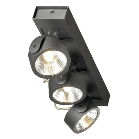 KALU, applique et plafonnier intérieur, triple, noir, LED, 47W, 3000K, variable