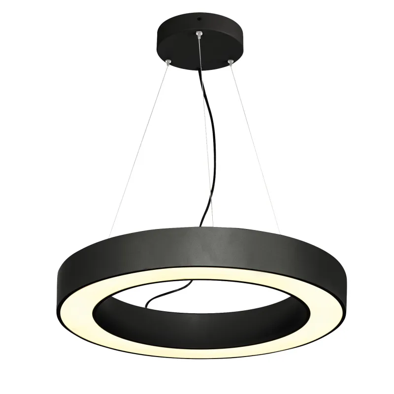 MEDO RING 60, suspension intérieure, rond, noir, LED, 34W, 3000K, variable Dali
