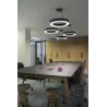 MEDO RING 60, suspension intérieure, rond, noir, LED, 34W, 3000K, variable Dali