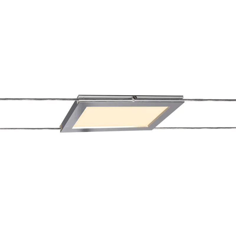 PLYTTA, spot pour câble tendu T.B.T. TENSEO intérieur, chrome, LED, 9W, 2700K