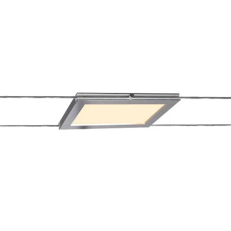 PLYTTA, spot pour câble tendu T.B.T. TENSEO intérieur, chrome, LED, 9W, 2700K