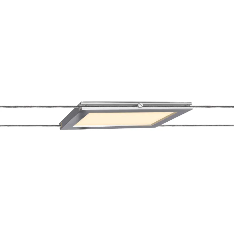 PLYTTA, spot pour câble tendu T.B.T. TENSEO intérieur, chrome, LED, 9W, 2700K