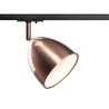 PARA CONE 14, spot pour rail 1 allumage intérieur, cuivre, GU10/QPAR51, 25W max