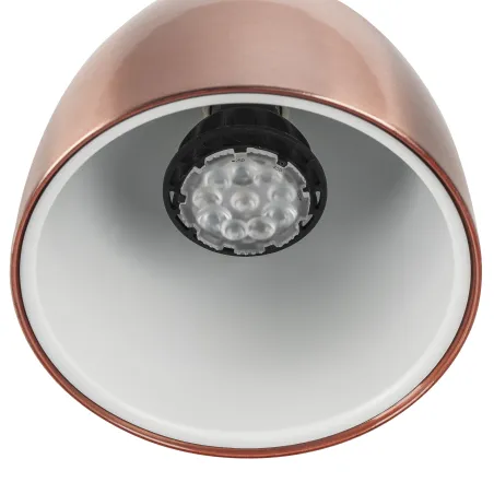 PARA CONE 14, spot pour rail 1 allumage intérieur, cuivre, GU10/QPAR51, 25W max