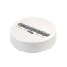 EUTRAC®, patère universelle, intérieur, pour rail 3 allumages en saillie, blanc