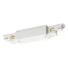 S-TRACK, connecteur longitudinal, Dali, pour rail 3 allumages, intérieur, blanc