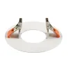 NUMINOS®, bague de réduction ronde, Ø extérieur 16 cm, Ø intérieur 7 cm, blanc